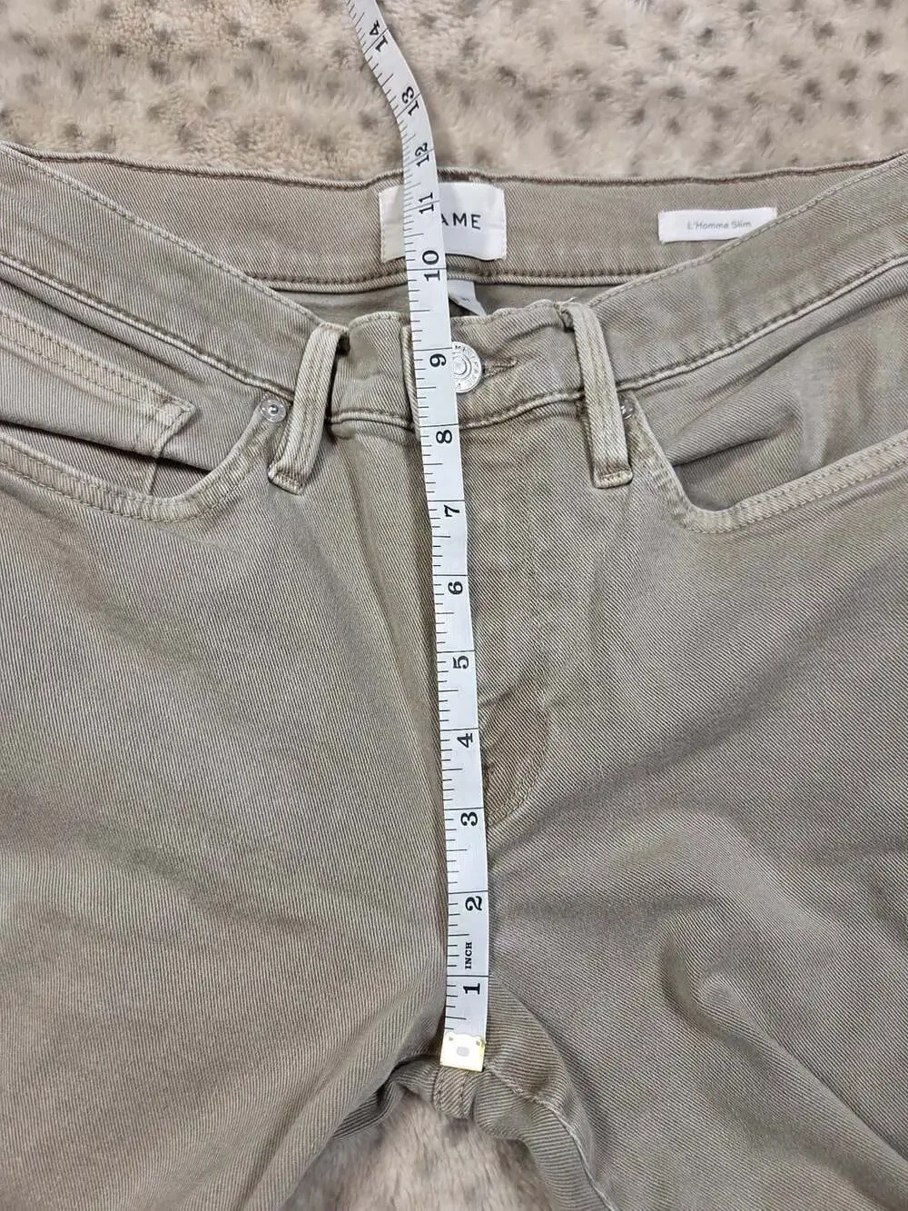 FRAME L'Homme Slim Men's Jeans Grey 31